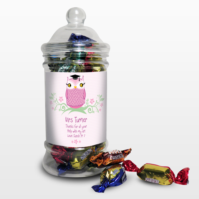 Miss Teacher Owl Toffee Jar